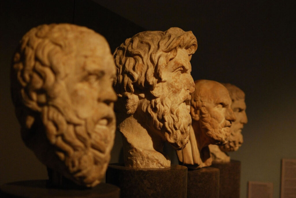 哲学者の像